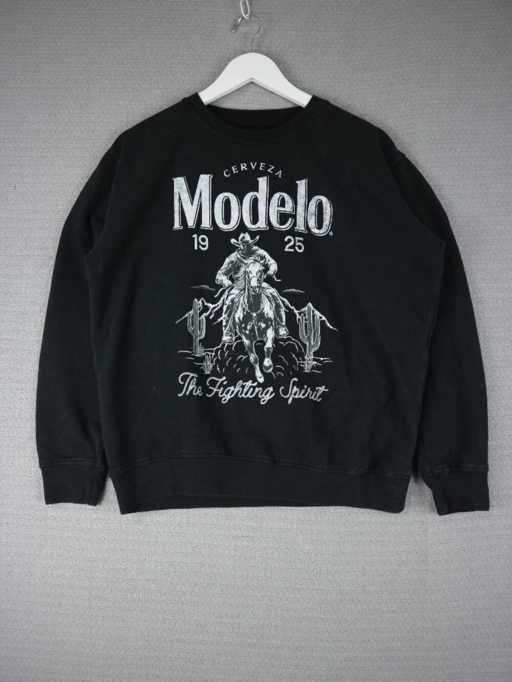 Cerveza Modelo The Fighting Spirit Cotton Crewneck Sweater Mens Medium